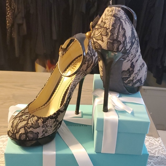 Authentic Vintage John Galliano Lace Pumps - Picture 14 of 16